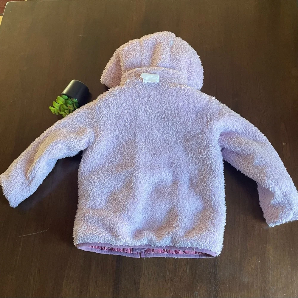 Patagonia Pink Reversible Dream Song Hoody Jacket Size 4T
